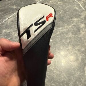 Titleist TSR Hybrid Fairway Wood Golf Head Cover Black / White / Red NEW